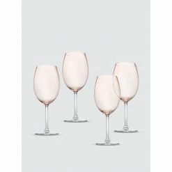 Godinger Zenith White Wine Glasses, Set Of 4 Barware