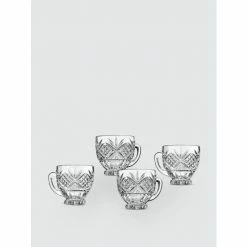 Godinger Wales Coffee Mug, Set Of 4 Barware