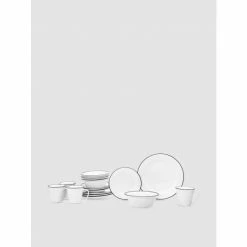 Godinger Taverna Porcelain Dinnerware, Set Of 16 Dinnerware & Flatware -Godinger shop unnamed file 129