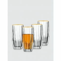 Godinger Atlas Highball Glasses, Set Of 4 Barware