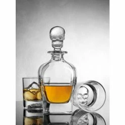 Godinger Hector Skull Decanter & Double Old Fashion Glasses, Set Of 3 Serveware 6 Godinger Hector Skull Decanter & Double Old Fashion Glasses, Set Of 3 Serveware -Godinger shop unnamed file 173