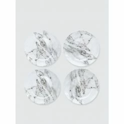 Godinger Avenza Marble Dinner Plate, Set Of 4 Dinnerware & Flatware