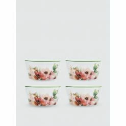 Godinger Azalea Cereal Bowl, Set Of 4 Dinnerware & Flatware