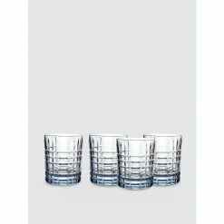 Godinger Partition Double Old Fashion Glasses, Set Of 4 Barware