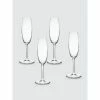 Godinger Zenith Flute Glasses, Set Of 4 Barware