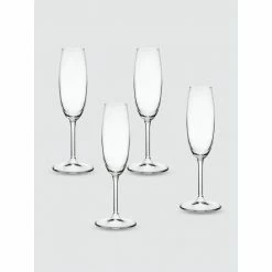Godinger Zenith Flute Glasses, Set Of 4 Barware