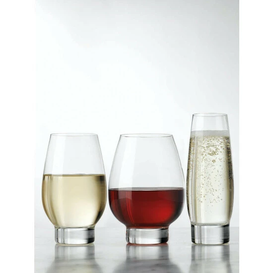 Godinger Jules Flute Glasses, Set Of 4 Barware 4 Godinger Jules Flute Glasses, Set Of 4 Barware - Image 2