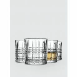 Godinger Partition Double Old Fashion Glasses, Set Of 4 Barware