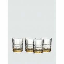 Godinger Partition Double Old Fashion Glasses, Set Of 4 Barware