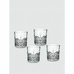 Godinger Winston Double Old Fashion Glasses, Set Of 4 Barware