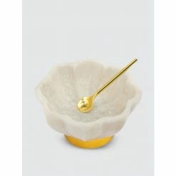 Godinger Mila Marble Spice Dish Dinnerware & Flatware