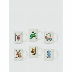 Godinger Critter Coffee Mugs, Set Of 6 Barware