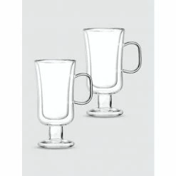 Godinger Clarent Coffee Mugs, Set Of 2 Barware