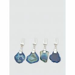 Godinger Exuma Handled Dessert Fork, Set Of 4 Dinnerware & Flatware