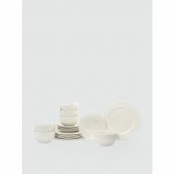 Godinger Honeycomb Porcelain Dinnerware, Set Of 18 Dinnerware & Flatware -Godinger shop unnamed file 307