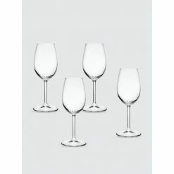 Godinger Zenith White Wine Glasses, Set Of 4 Barware