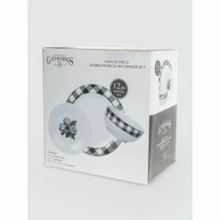 Godinger Al Fresco Porcelain Dinnerware, Set Of 12 Dinnerware & Flatware -Godinger shop unnamed file 361