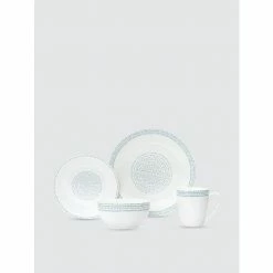 Godinger Speckly Dinnerware, Set Of 16 Dinnerware & Flatware