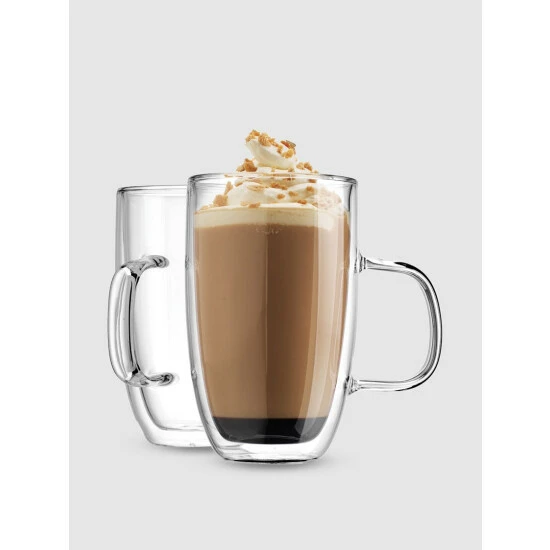 Godinger Clarent Double Walled Tall Mug, Set Of 4 Barware 4 Godinger Clarent Double Walled Tall Mug, Set Of 4 Barware - Image 2