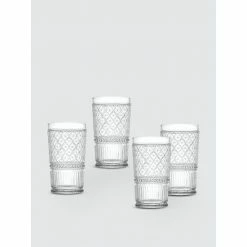 Godinger Helena Highball Glasses, Set Of 4 Barware