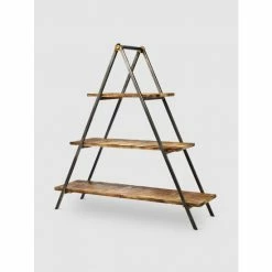 Godinger Woodstock Rustic 3-Tier Server Stand Tools & Accessories