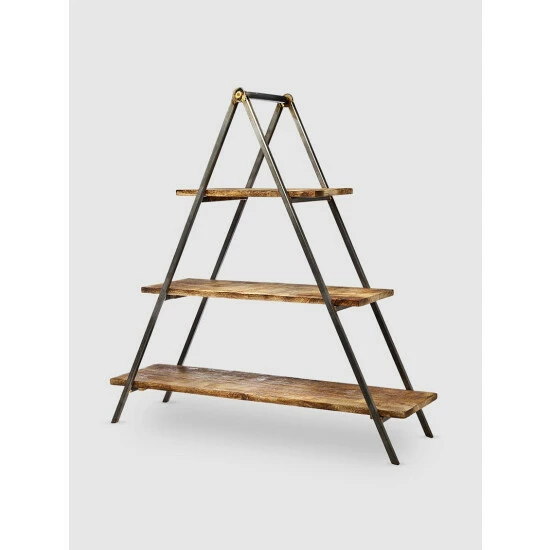 Godinger Woodstock Rustic 3-Tier Server Stand Tools & Accessories 3 Godinger Woodstock Rustic 3-Tier Server Stand Tools & Accessories