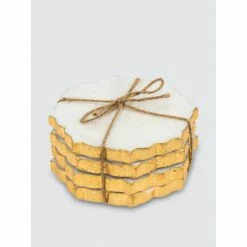 Godinger Mila Marble Coaster, Set Of 4 Tools & Accessories