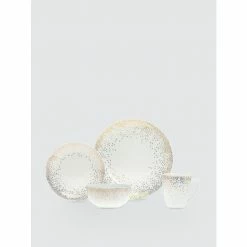 Godinger Allure Dinnerware, Set Of 16 Dinnerware & Flatware