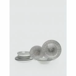 Godinger Kora Porcelain Dinnerware, Set Of 12 Dinnerware & Flatware -Godinger shop unnamed file 564