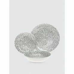 Godinger Elefante Porcelain Dinnerware, Set Of 12 Dinnerware & Flatware