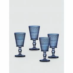 Godinger Helena Goblet Glasses, Set Of 4 Barware
