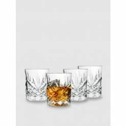 Godinger Lindsay Double Old Fashion Glasses, Set Of 4 Barware