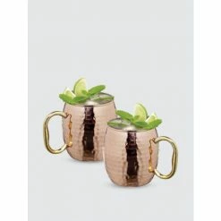 Godinger Moscow Mule Mug, Set Of 2 Barware