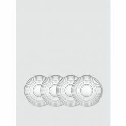 Godinger Refulgence Dinner Plate, Set Of 4 Dinnerware & Flatware