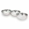Godinger 9179 Hammered Connecting Bowls, Set Of 3 Dinnerware & Flatware