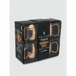 Godinger Moscow Mule Mug, Set Of 4 Barware -Godinger shop unnamed file 715