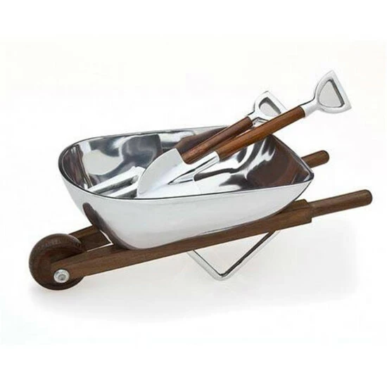 Godinger 9090 Wheelbarrow Sald Bowl-Servers Serveware 3 Godinger 9090 Wheelbarrow Sald Bowl-Servers Serveware