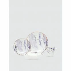 Godinger Siberia Dinnerware, Set Of 16 Dinnerware & Flatware