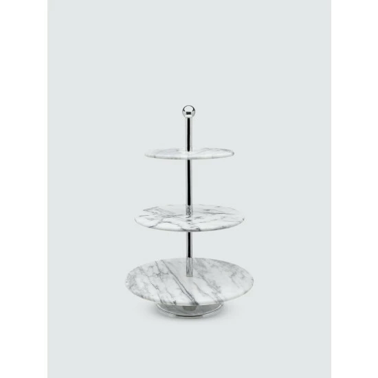 Godinger Eldora Marble 3-Tier Server Tools & Accessories 3 Godinger Eldora Marble 3-Tier Server Tools & Accessories