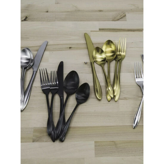 Godinger 18/10 Rara Satin Flatware, Set Of 20 Dinnerware & Flatware 6 Godinger 18/10 Rara Satin Flatware, Set Of 20 Dinnerware & Flatware - Image 4