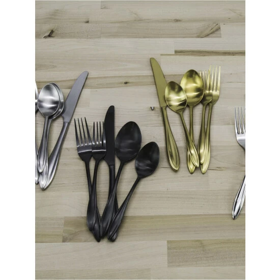 Godinger 18/10 Rara Satin Flatware, Set Of 20 Dinnerware & Flatware 7 Godinger 18/10 Rara Satin Flatware, Set Of 20 Dinnerware & Flatware - Image 5